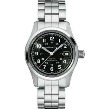Hamilton Khaki Field 38mm Automatic Black Dial Watch