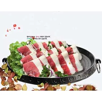Korean BBQ Grill Pan - Nonstick Smokeless 32x32cm