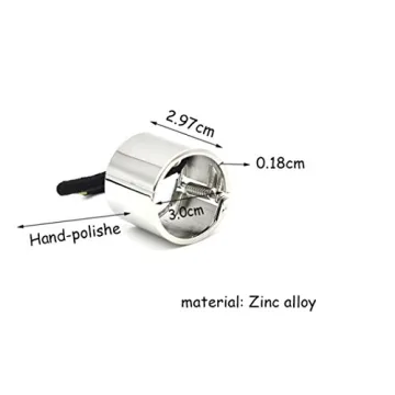 Healthcom Metal Circle Cuff Hair Ties - Elegant & Versatile