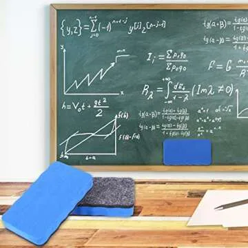 Dry Erase Erasers, 24 Pack Magnetic Whiteboard Eraser Chalkboard Cleansers Wiper for Classroom Office and Home (24mixed)