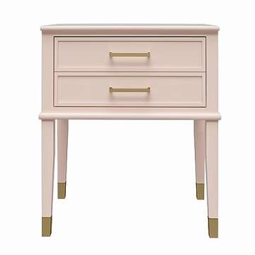 Chic CosmoLiving Westerleigh End Table in Pink