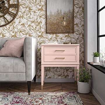 Chic CosmoLiving Westerleigh End Table in Pink