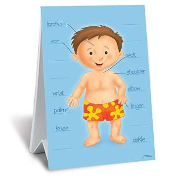 Learning Resources Where is Howie's Owie?, Body Awareness & Vocabulary, SEL, Autism Assistance Game, 22 Pieces, Ages 3+