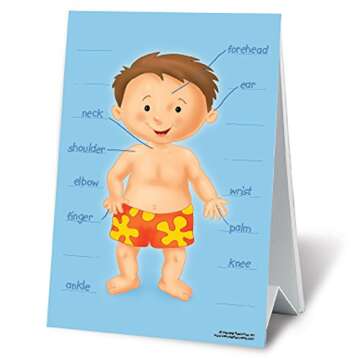 Learning Resources Where is Howie's Owie?, Body Awareness & Vocabulary, SEL, Autism Assistance Game, 22 Pieces, Ages 3+