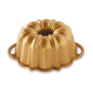 Nordic Ware Anniversary Bundt 6 Cup, Gold
