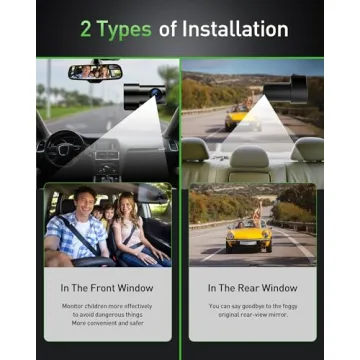 Dual Dash Cam 4K 1080P WiFi with 64GB SD Card