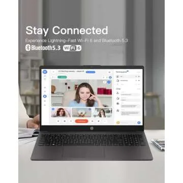 HP Business Laptop with AI Office & External Drive