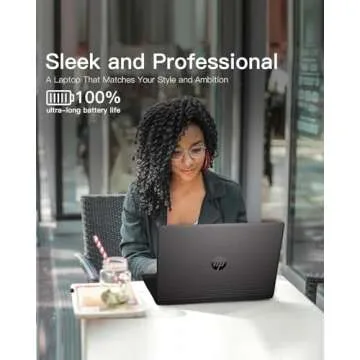 HP Business Laptop with AI Office & External Drive