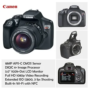 Canon EOS Rebel T6 DSLR Camera Bundle with Lenses and More