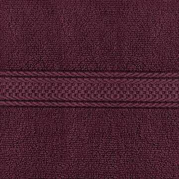 Utopia Towels [6 Pack Premium Hand Towels Set, (16 x 28 inches) 100% Ring Spun Cotton, Ultra Soft and Highly Absorbent 600GSM Towels for Bathroom, Gym, Shower, Hotel, and Spa (Burgundy)