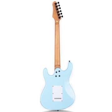 Grote Electric Solid Body Guitar Modern-GST For Beginners in Daphne Blue