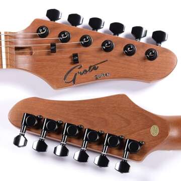 Grote Electric Solid Body Guitar for Beginners - Daphne Blue