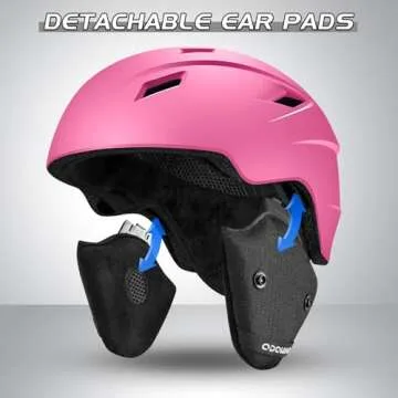 Odoland Ski Helmet and Goggles Set for All Winter Sports