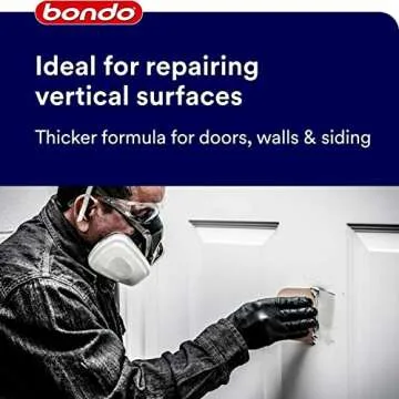 3M Bondo All-Purpose Putty, Designed for Interior and Exterior Home Use, Paintable, Permanent, Non-Shrinking, 1.9 lb., 1-Quart