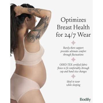 Bodily Everything Bra: Soft, Stretchy Maternity & Nursing Bra