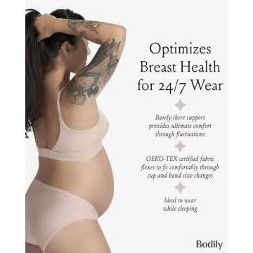 Bodily Everything Bra: Soft, Stretchy Maternity & Nursing Bra