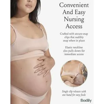 Bodily Everything Bra: Soft, Stretchy Maternity & Nursing Bra
