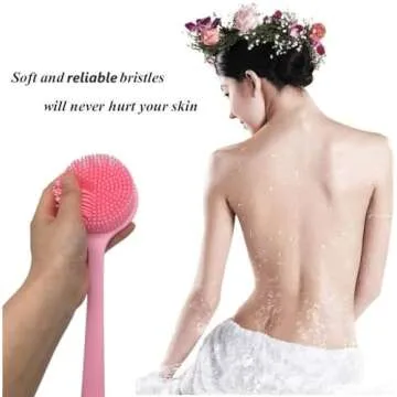 Cinlitek Silicone Body Scrubber for Relaxing Shower Care