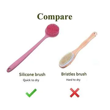 Cinlitek Silicone Body Scrubber for Relaxing Shower Care