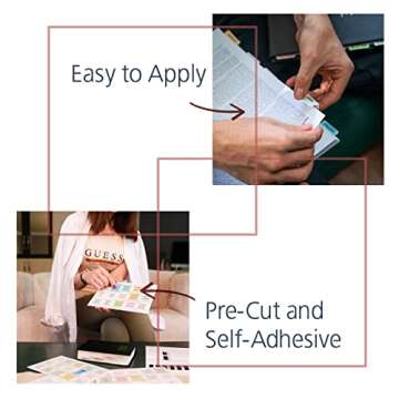 Mr. Pen- Bible Tabs, 75 Tabs, Laminated, Bible Journaling Supplies, Bible Tabs Old and New Testament, Bible Tabs for Women, Bible Tabs for Journaling Bible, Bible Book Tabs …