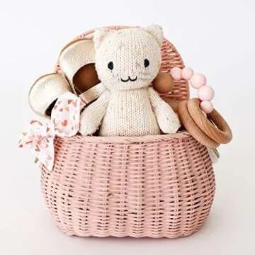 cuddle + kind Baby Animal Bundle - Baby Duck, Baby Bunny(Lilac), Baby Kitten(Confetti) - Set of 3 Lovingly Handcrafted, Fair Trade, Heirloom Quality