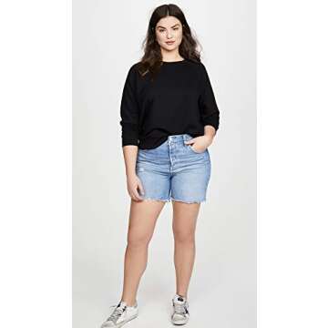 Levi's Women's Premium 501 Mid Thigh Short, Luxor Street (Waterless), 27