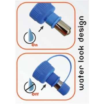 Choco Nose Patented Portable No-Drip Travel Water Bottle/Feeder for Dogs/Puppies/Cats/Rabbits and Other Small Sized Animals -8 oz. Leak-Proof Nozzle 16mm, Blue (H258)