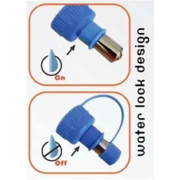 Choco Nose Patented Portable No-Drip Travel Water Bottle/Feeder for Dogs/Puppies/Cats/Rabbits and Other Small Sized Animals -8 oz. Leak-Proof Nozzle 16mm, Blue (H258)