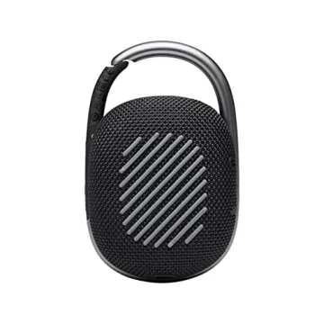 JBL Clip 4 Waterproof Bluetooth Speaker Bundle - Black