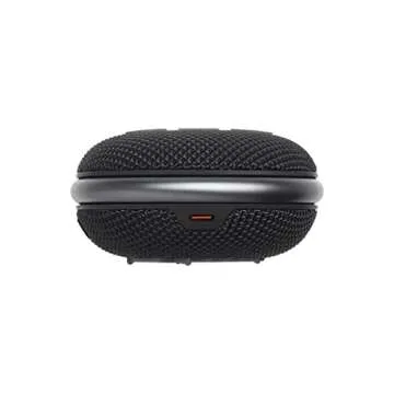 JBL Clip 4 Waterproof Bluetooth Speaker Bundle - Black