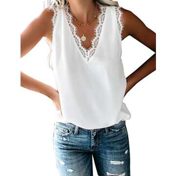 GRAPENT Women's Casual V Neck Bell Sleeve Blouse