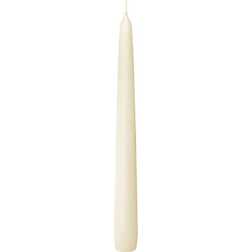 BOLSIUS Ivory Taper Candles 30 Count 10 Inch Premium Quality