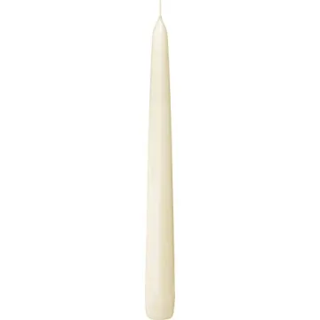 BOLSIUS Ivory Taper Candles 30 Count 10 Inch Premium Quality