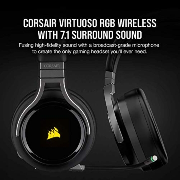 Corsair Virtuoso RGB Wireless Gaming Headset - Elite Sound Comfort