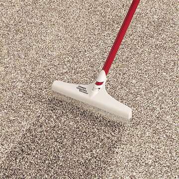 ROBERTS Carpet Rake 12" Groomer with 51" Handle