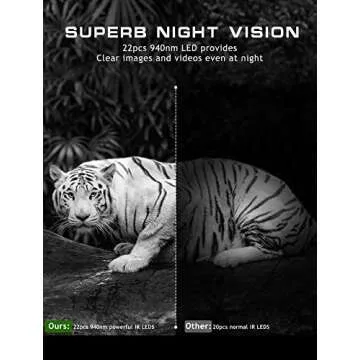 Vikeri Mini Trail Camera - Game Camera 20MP 1080P with Night Vision Motion Activated Waterproof, Hunting Camera 0.2s Trigger Time for Wildlife Monitoring Deer Hunting-M9