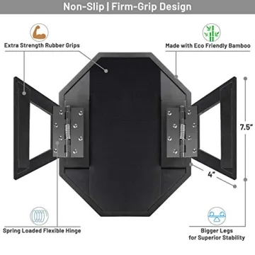 Bamboo Couch Arm Table for Couches - Space Saving Tray