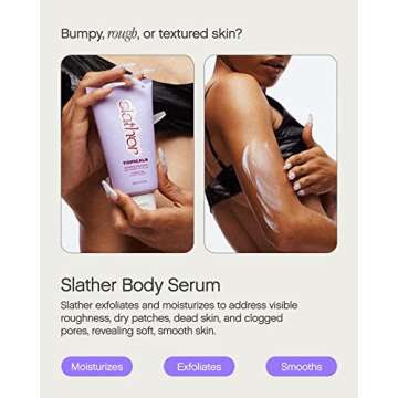 Topicals Soft Touch Body Duo - Slather Exfoliating Body Serum (5 Fl Oz) and Like Butter Moisturizing...