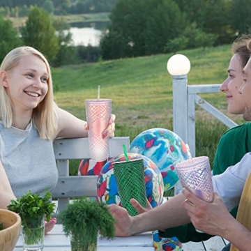 24oz Aurora Blue Insulated Tumbler with Lid