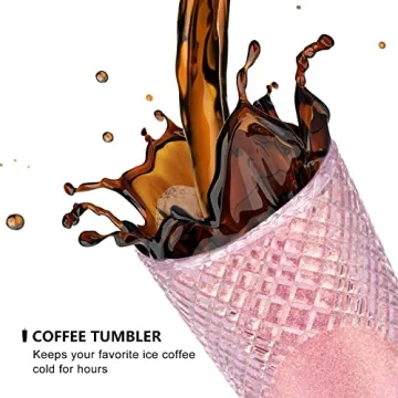 24oz Aurora Blue Insulated Tumbler with Lid