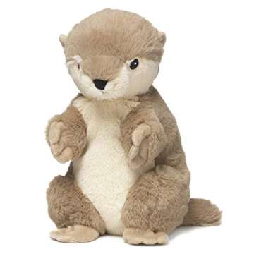 warmies Microwavable & Weighted Stuffed Animals, Otter - Heated Stuffed Animal Plushie for Warmth & ...