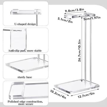 Stylish Xuhal Acrylic Headphone Stand for Every Desk