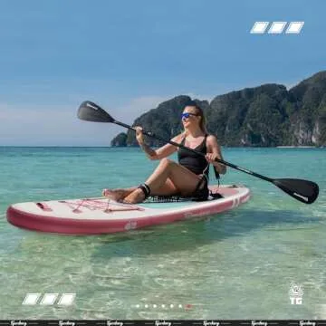 TIGERXBANG Inflatable Paddle Board with Accessories