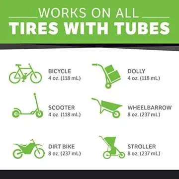 Slime 10004 Dirt Bike Tube Puncture Repair Sealant, Prevent and Repair, suitable for all Dirt Bikes with Tubes, Non-Toxic, Eco-Friendly, 16oz bottle