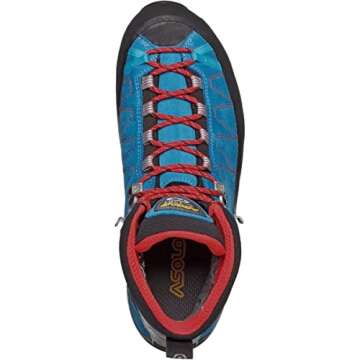 Asolo Elbrus GV Mountaineering Boots - Men's - 11 - Blue/Astor Silver