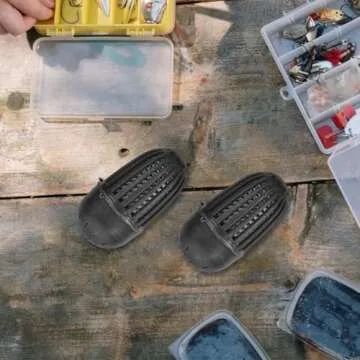 LIOOBO EEL Crawfish Reusable Fish Net Traps Crab Lobster Shrimp Catching Net Shrimp Net Fishing Bait Fishing Cage EEL Catcher Shrimp Traps Fishing Gear Portable Plastic