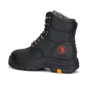 ROCKROOSTER Men's Steel Toe Work Boots for Safety