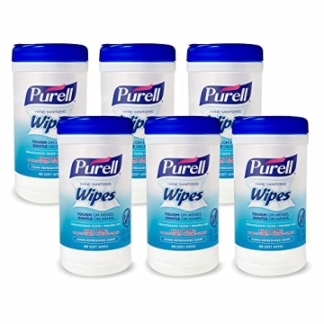 PURELL Hand Sanitizing Wipes, Clean Scent, 40 Count Canister
