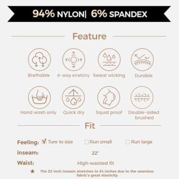 Aoxjox Seamless Scrunch Legging for Women Asset Tummy Control Workout Gym Fitness Sport Active Yoga Pants 22'' (Tie-Dye Black Grey, X-Large)