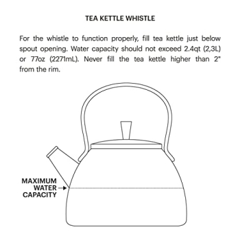 Kate Spade New York Black Deco Kettle, 3.80 LB, Scatter Dot